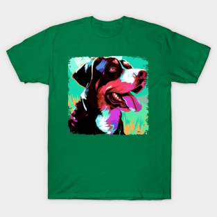 Greater Swiss Mountain Dog Pop Art - Dog Lover Gifts T-Shirt